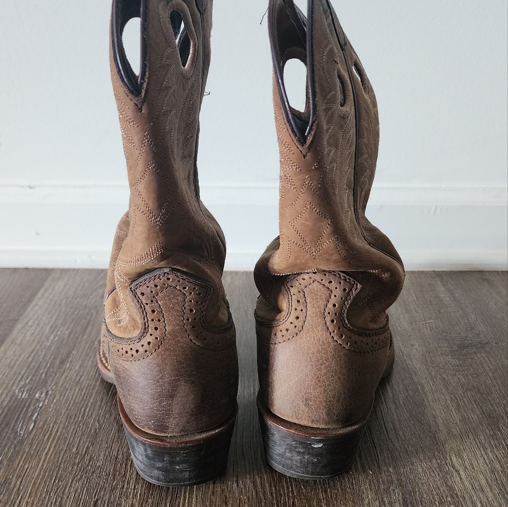 *SOLD* ARIAT Roughstock Boots Mens Leather Size 7.5D Style: 10002227 - Picture 5 of 8